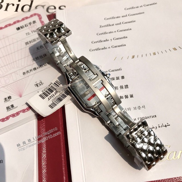 卡地亞石英手錶 Cartier經典款獵豹鑽表大號女裝腕表  gjs2108